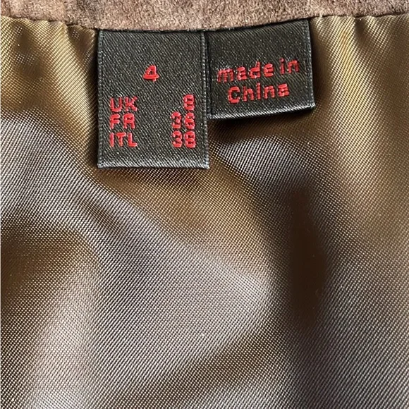 Danier Brown Suede Women's Suit - Picture 10 of 11